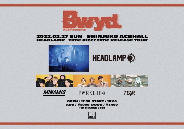 Bwyd. -HEADLAMP Time after time RELEASE TOUR-