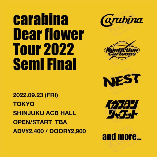 carabina Dear flower Tour 2022 Semi Fina