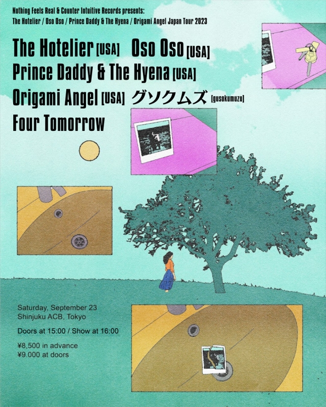 “The Hotelier / Oso Oso / Prince Daddy & The Hyena / Origami Angel Japan Tour 2023”