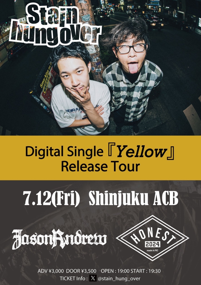 digital singl「Yellow」release Tour