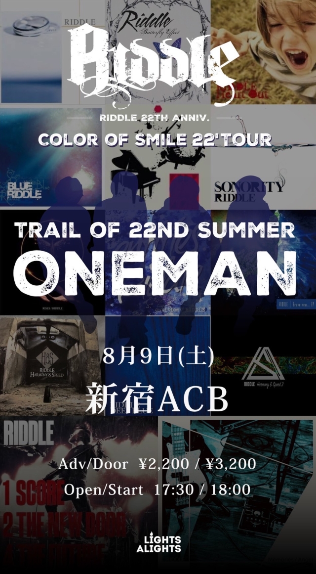COLOR OF SMILE 22' TOUR~TRAIL OF 22ND SUMMER ONEMAN