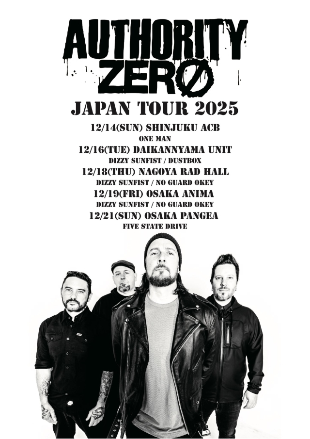 AUTHORITY ZERO JAPAN TOUR 2025