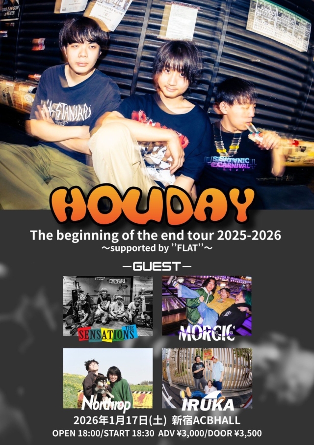 "The beginning of the end tour" Supported by FLAT