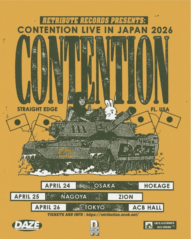 CONTENTION  Live in Japan