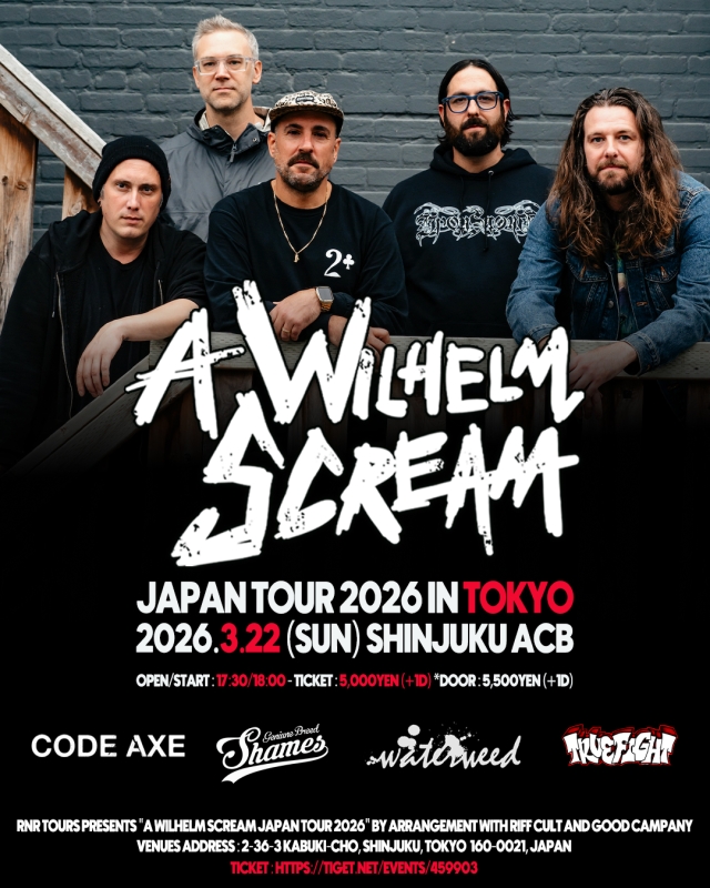 A Wilhelm Scream JAPAN TOUR  2026